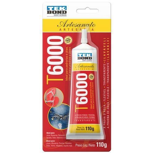 ADESIVO PARA ARTESANATO T6000 110G - UN.