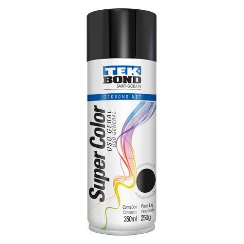 SPRAY PRETO BRILHANTE USO GERAL 350ML UN.