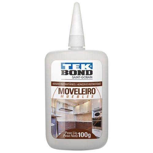ADESIVO INSTANTANEO MOVELEIRO 100G BICO ANTIENTUPIMENTO TEKBOND - UN.