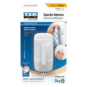 GANCHO TOPAZIO G DE PLASTICO BRANCO  - UN.