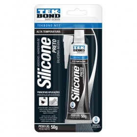 ADESIVO DE SILICONE 50G ACETICO CINZA ALTA TEMP - UN.