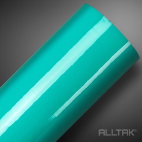 VINIL ADESIVO ALLTAK ULTRA TURQUOISE GREEN (VERDE AGUA) 0,10 1,38L.