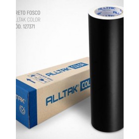 VINIL ADESIVO COLOR PRETO FOSCO 0,08 1,00L.