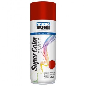 SPRAY VERMELHO METALICO 350ML - UN.