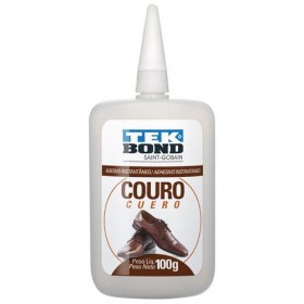 ADESIVO INSTANTANEO COURO 100G BICO FINO - UN.