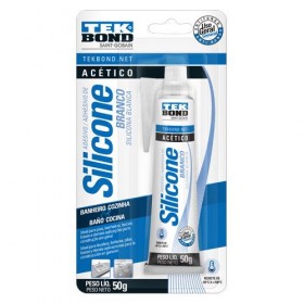 ADESIVO DE SILICONE 50G ACETICO BRANCO BLISTER - UN.