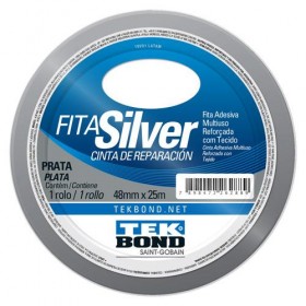 FITA SILVER PRATA 48MMX25M  - UN.